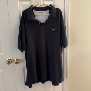 Nautica Navy True Deck Shirt 100% Cotton 3X
